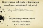 Gouvernance, collégialité et innovation dans les organisations à but social